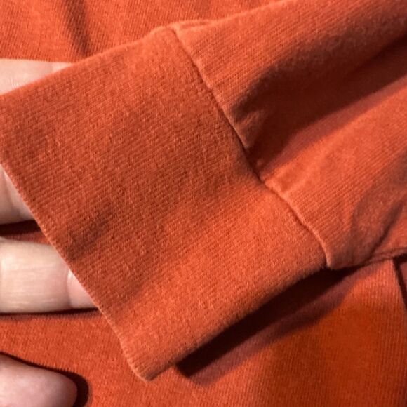 Vintage Reebok Shirt Mens XL Blue Long Sleeve Y2K Embossed Center Logo 2000-2005 - Picture 6 of 11